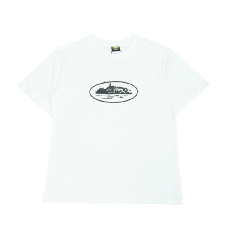 Corteiz OG Island Logo T-Shirt White