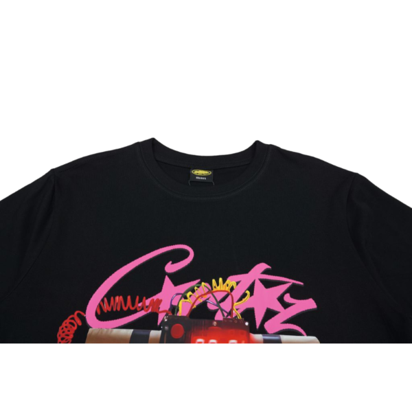 Black Corteiz No Time For Luv T-Shirt