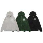 Black Corteiz Superior V2 Zip-Up Hoodie