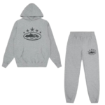 Corteiz 5 Starz Gray Alcatraz Tracksuit