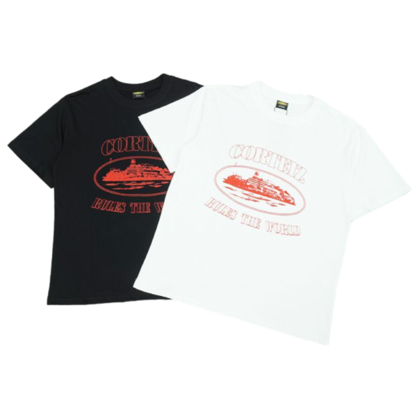 White Corteiz Rules The World T-Shirt