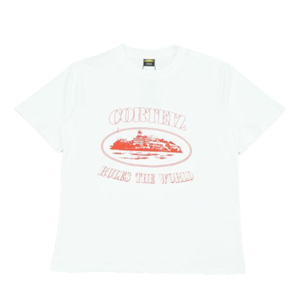 Corteiz Rules The World WhiteT-Shirt