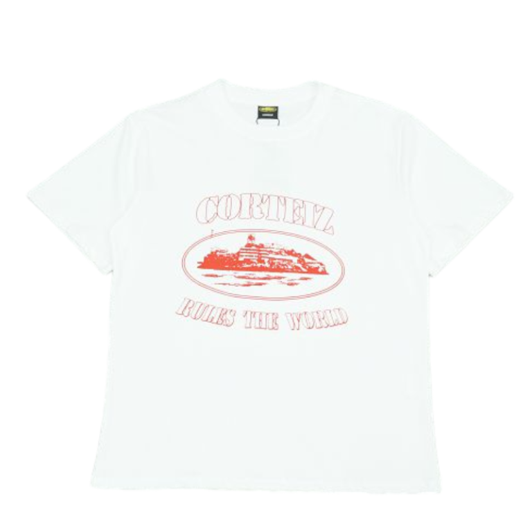 Corteiz Rules The World T-Shirt White