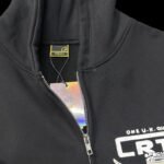 Corteiz Gasolina Double Black Zip Hoodie