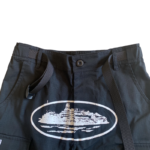 Corteiz Guerillaz Cargo Pants Black