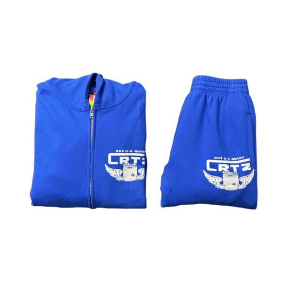 Royal Blue Corteiz Gasolina Tracksuit