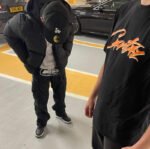 Corteiz Guerillaz Cargo Pants Black