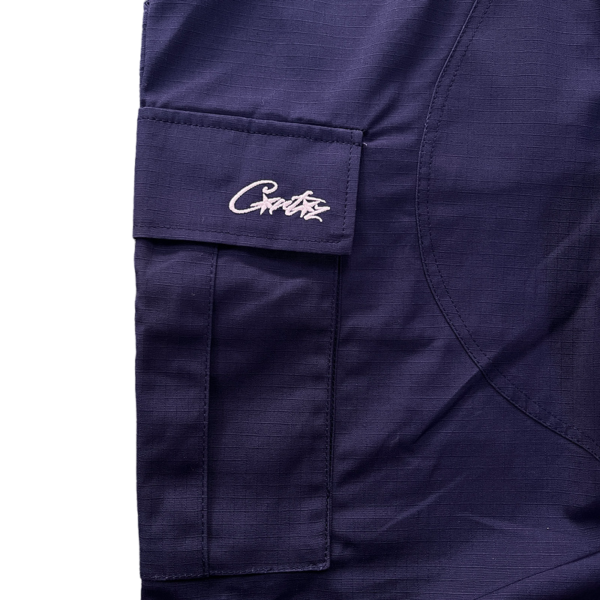 Corteiz Guerillaz Cargo Pants Navy blue