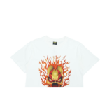Corteiz Fire Flame Clown Head T-shirt White