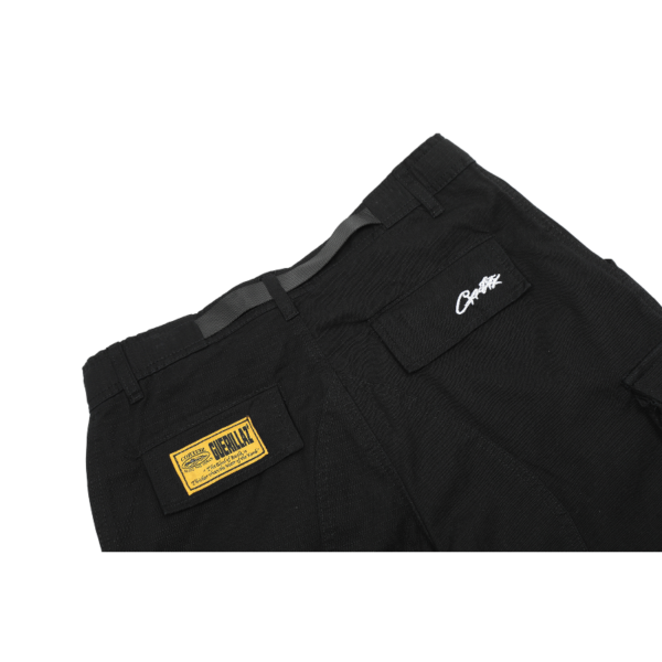 Corteiz Alcatraz Cargo Shorts Black