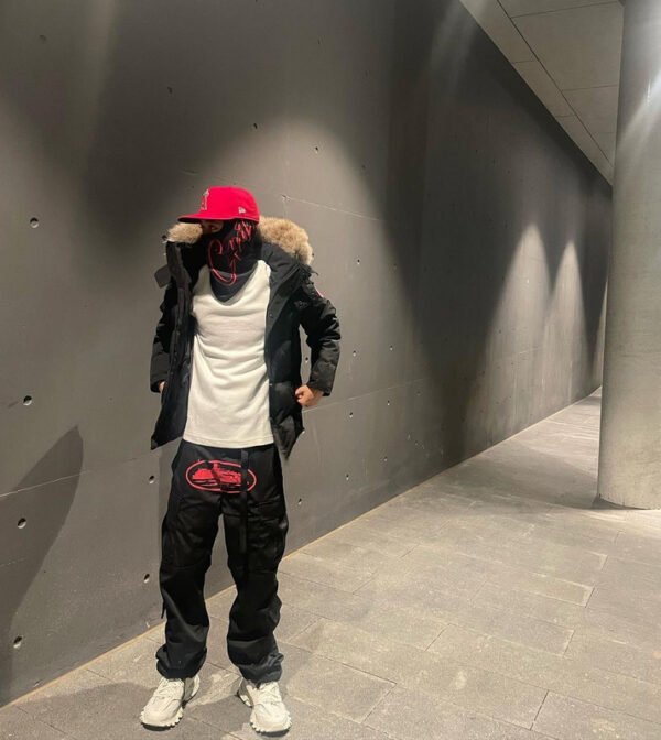 Corteiz Guerillaz Black Cargos