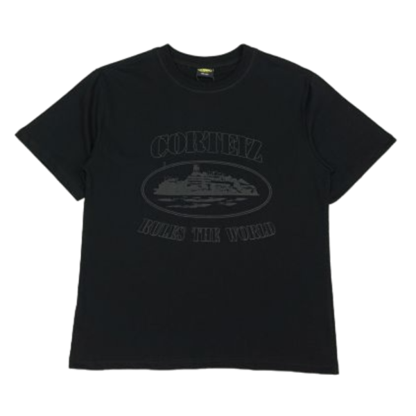 Corteiz OG Alcatraz Black T-Shirt Triple