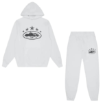 Corteiz 5 Starz Alcatraz Tracksuit White