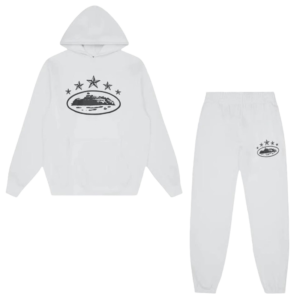 Corteiz 5 Starz Alcatraz Tracksuit White