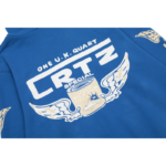 Corteiz Gasolina Double Zip Hoodie Royal Blue