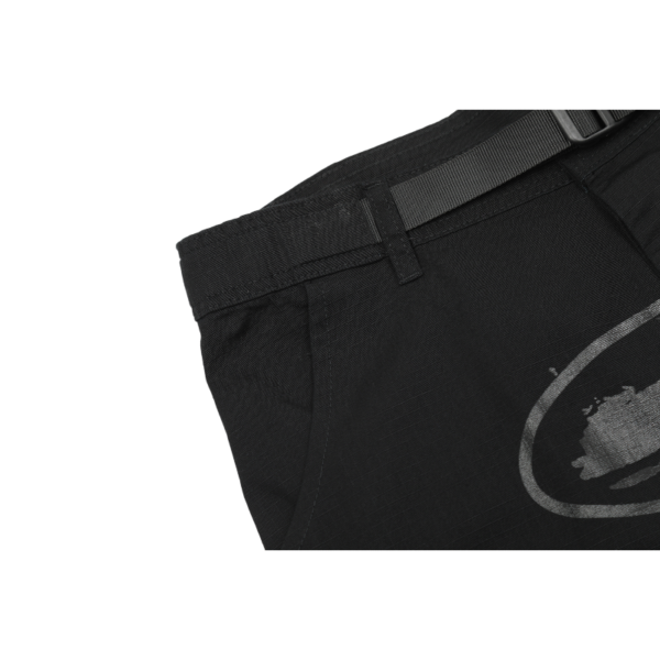 Corteiz Alcatraz Cargo Black Shorts Triple