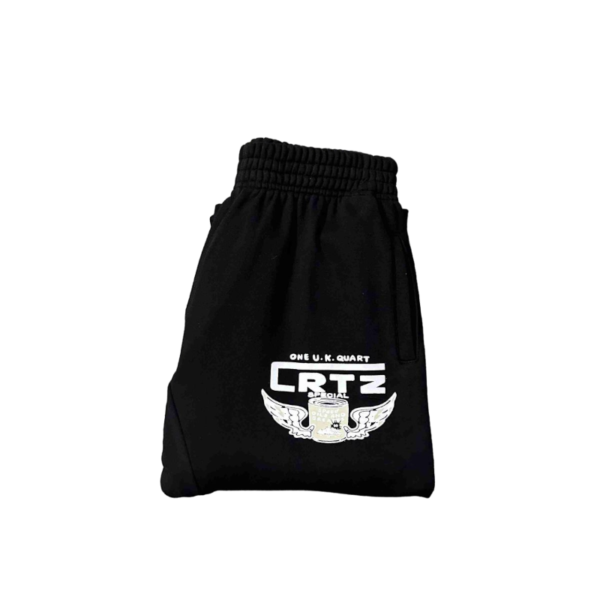 Corteiz Gasolina Bottoms Black Sweatpants