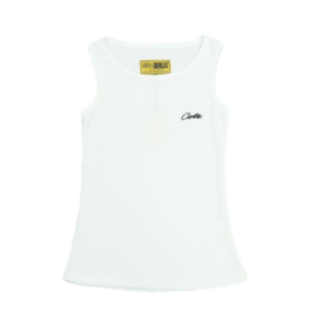 Corteiz Allstarz White Essential Tank Top