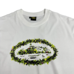 Corteiz Alcatraz Grass Round T-shirt White