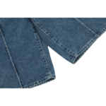 Corteiz C-Star Denim Shorts Blue Faded