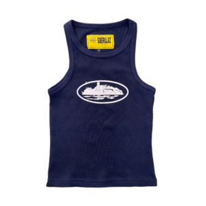 Corteiz Allstarz Blue/White Tank Top