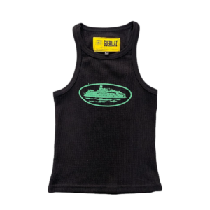 Corteiz Allstarz Black/Green Tank Top
