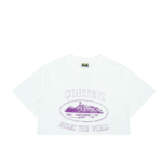 Corteiz Alcatraz White Purple Blur T-Shirt
