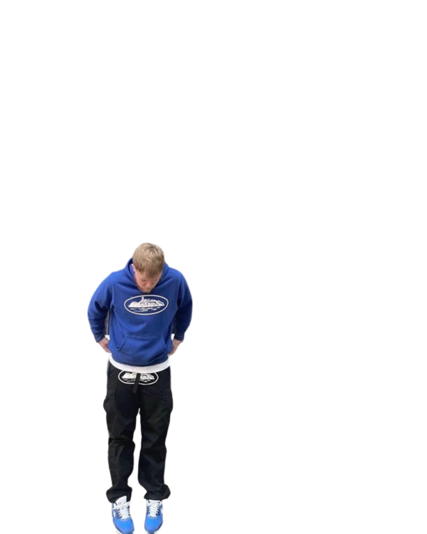 Corteiz Alcatraz Hoodie Royal Blue