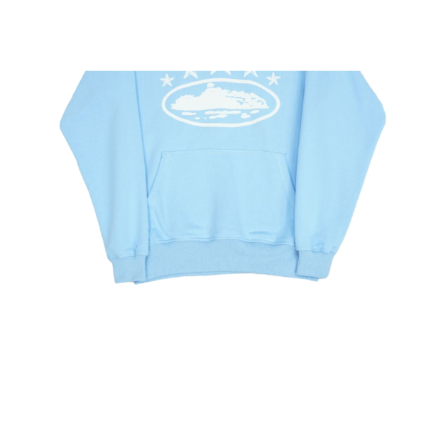 Corteiz Baby Blue 5 Starz Hoodie Alcatraz