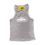 Corteiz Allstarz Grey/White Tank Top
