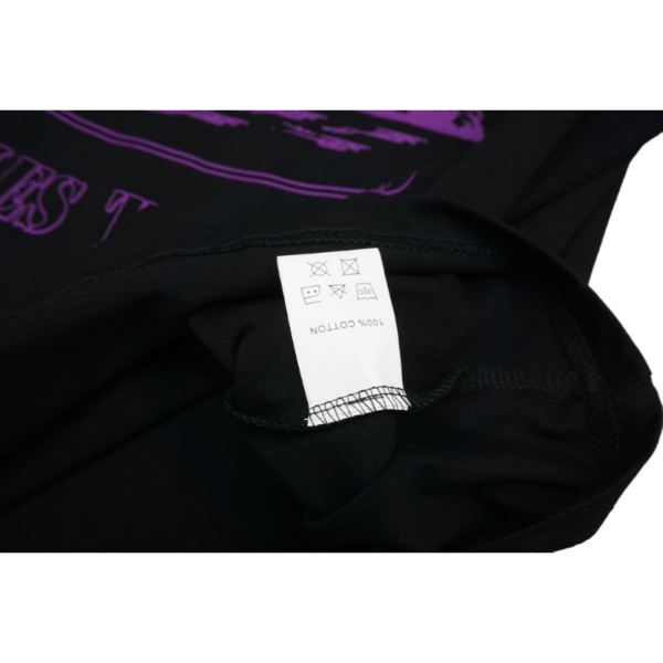 Corteiz Alcatraz Black Purple Blur T-Shirt