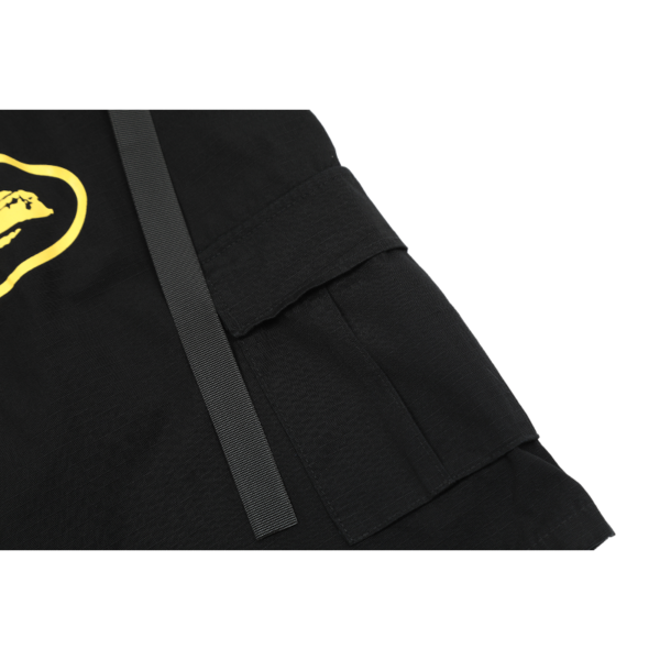 Corteiz Alcatraz Cargo Black Shorts