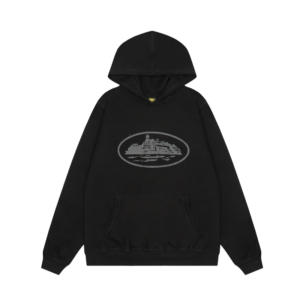 Corteiz Alcatraz Black Hoodie