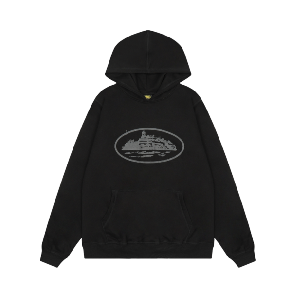 Corteiz Alcatraz Black Hoodie
