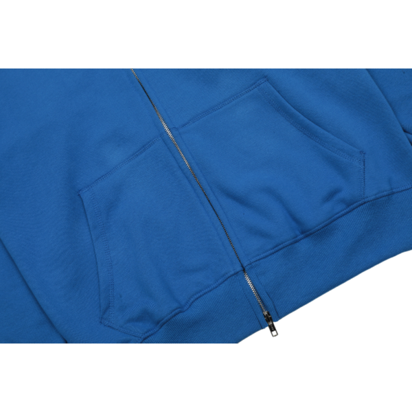 Corteiz Gasolina Double Royal Blue Zip Hoodie