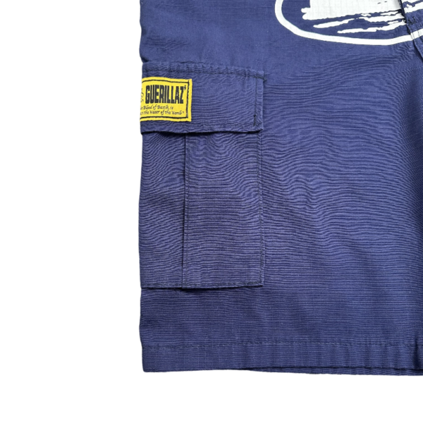 Corteiz Alcatraz Cargo Navy Blue Shorts