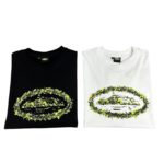 Corteiz Alcatraz Grass Round T-shirt Black