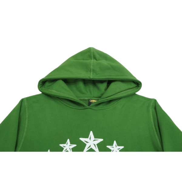 Corteiz Green 5 Starz Alcatraz Hoodie