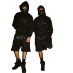 Corteiz Alcatraz Hoodie Black