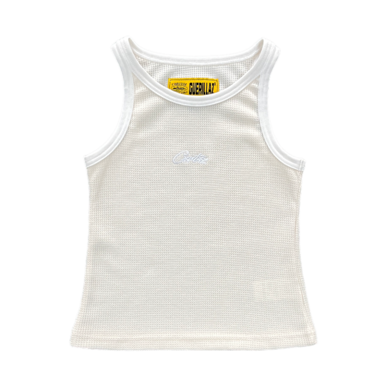 Beige Corteiz Contrast Allstarz Tank Top