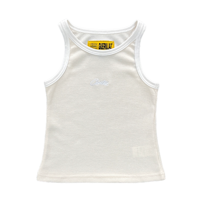 Beige Corteiz Contrast Allstarz Tank Top