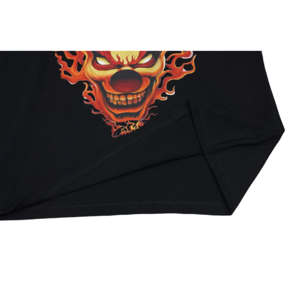 Corteiz Fire Flame Clown Head Black T-Shirt