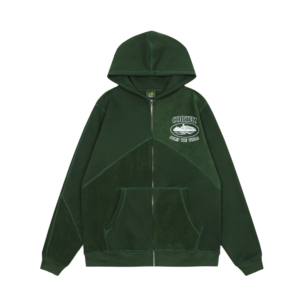 Corteiz Superior V2 Zip Green Hoodie Forest