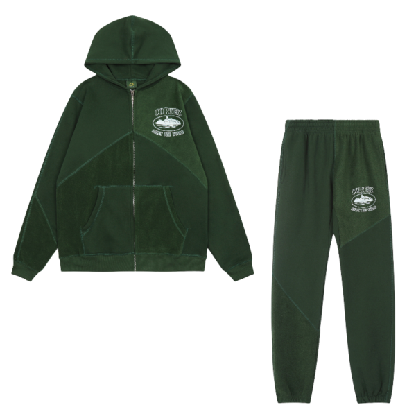 Corteiz Superior V2 Tracksuit Forrest Green