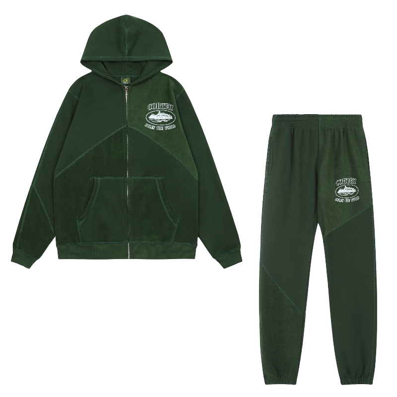 Corteiz Superior V2 Tracksuit Forrest Green