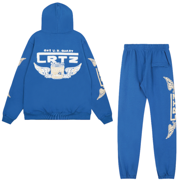 Corteiz Gasolina Tracksuit Royal Blue