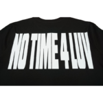 Black Corteiz No Time For Luv T-Shirt