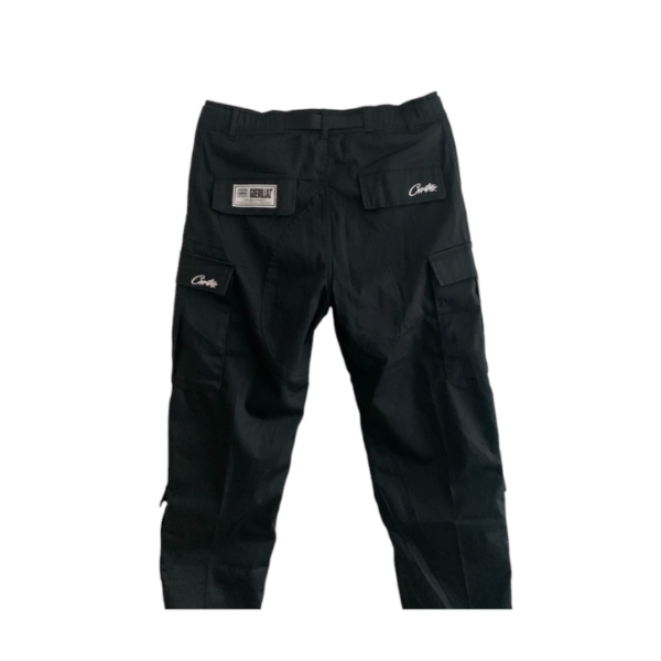 Corteiz Guerillaz Cargo Pants Black