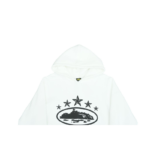 Corteiz 5 Starz Alcatraz Hoodie White