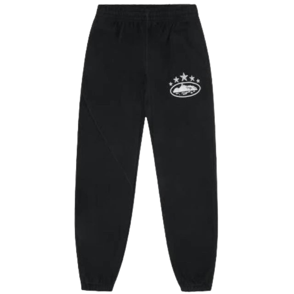 Corteiz 5 Starz Sweatpants Black